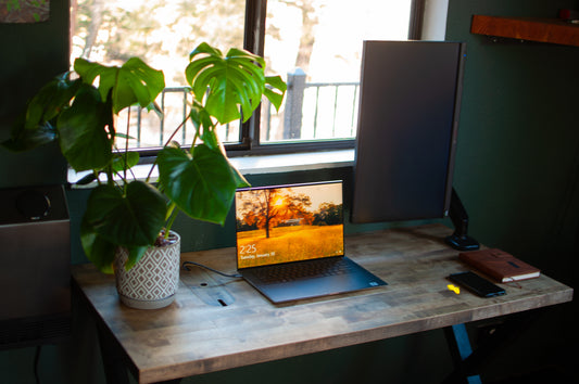 Butcher Block Laptop Desk